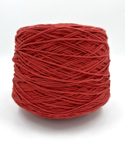 Пряжа Lycus, Avia SPA, меринос, хлопок, цвет томатный